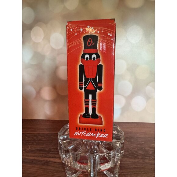 Oriole Bird Baltimore Orioles MLB 2019 SGA Nutcracker NIB Half Way To Christmas - Picture 2 of 13